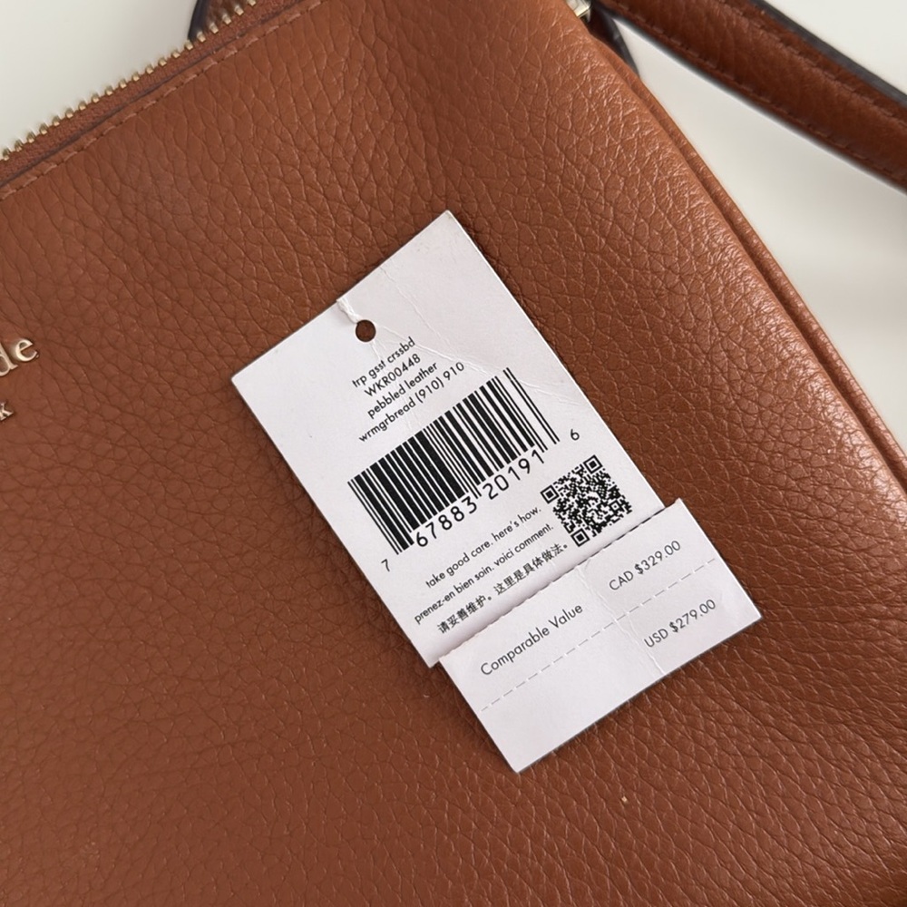 Kate Spade Pebble Leather Triple Compartment Crossbody with Matching Wallet - Picture 4 of 9